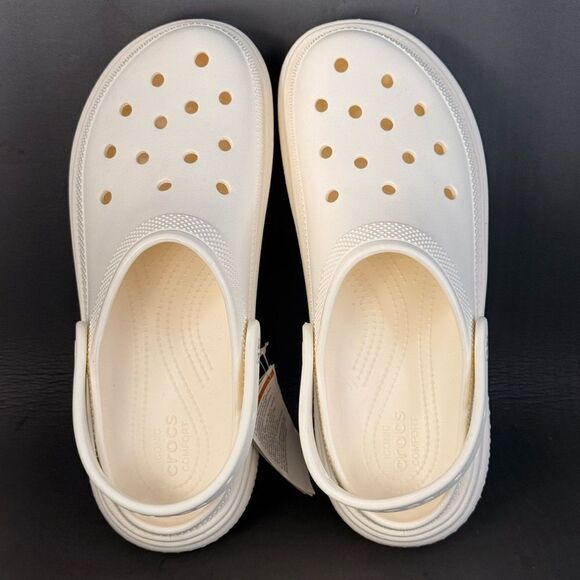 Unisex Crocs Stomp Clogs in Off White Icon Comfort men’s size 10 (women’s 12) main image 7